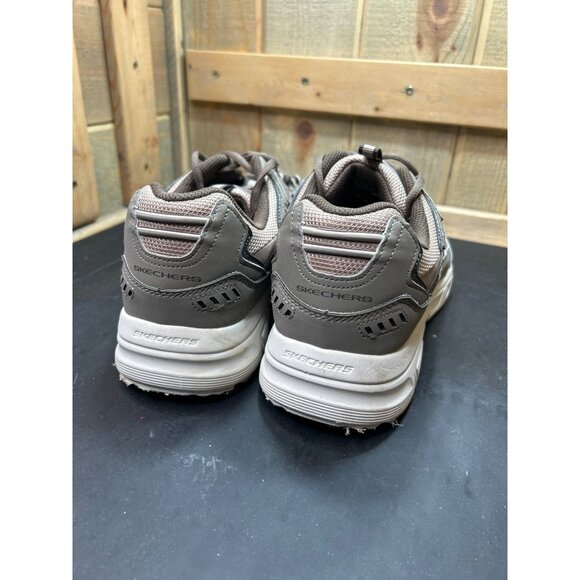 Skechers Mens Sneakers Size 12 Gray Memory Foam Athletic Walking Shoes - Picture 4 of 8